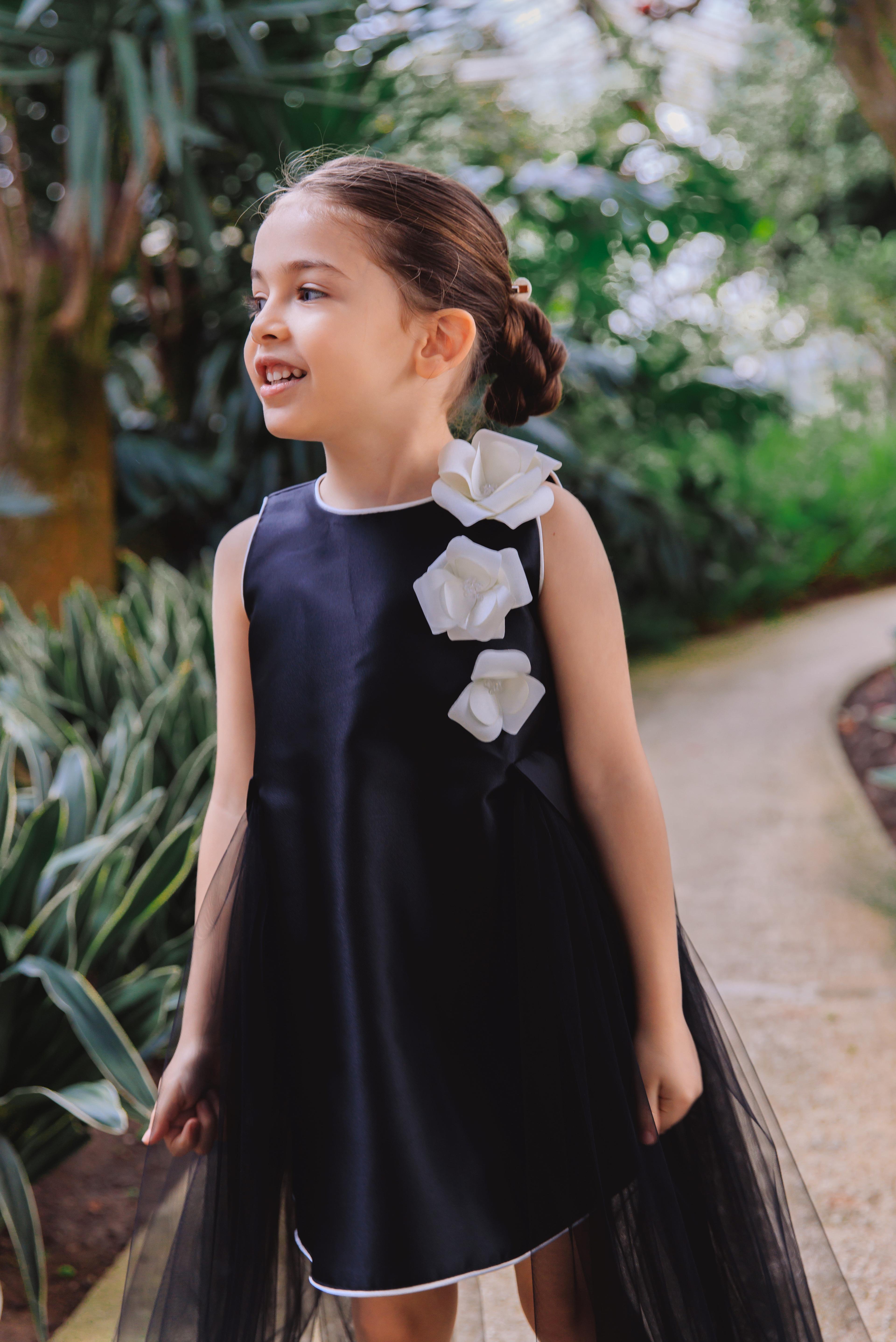 Peony Black Elbise