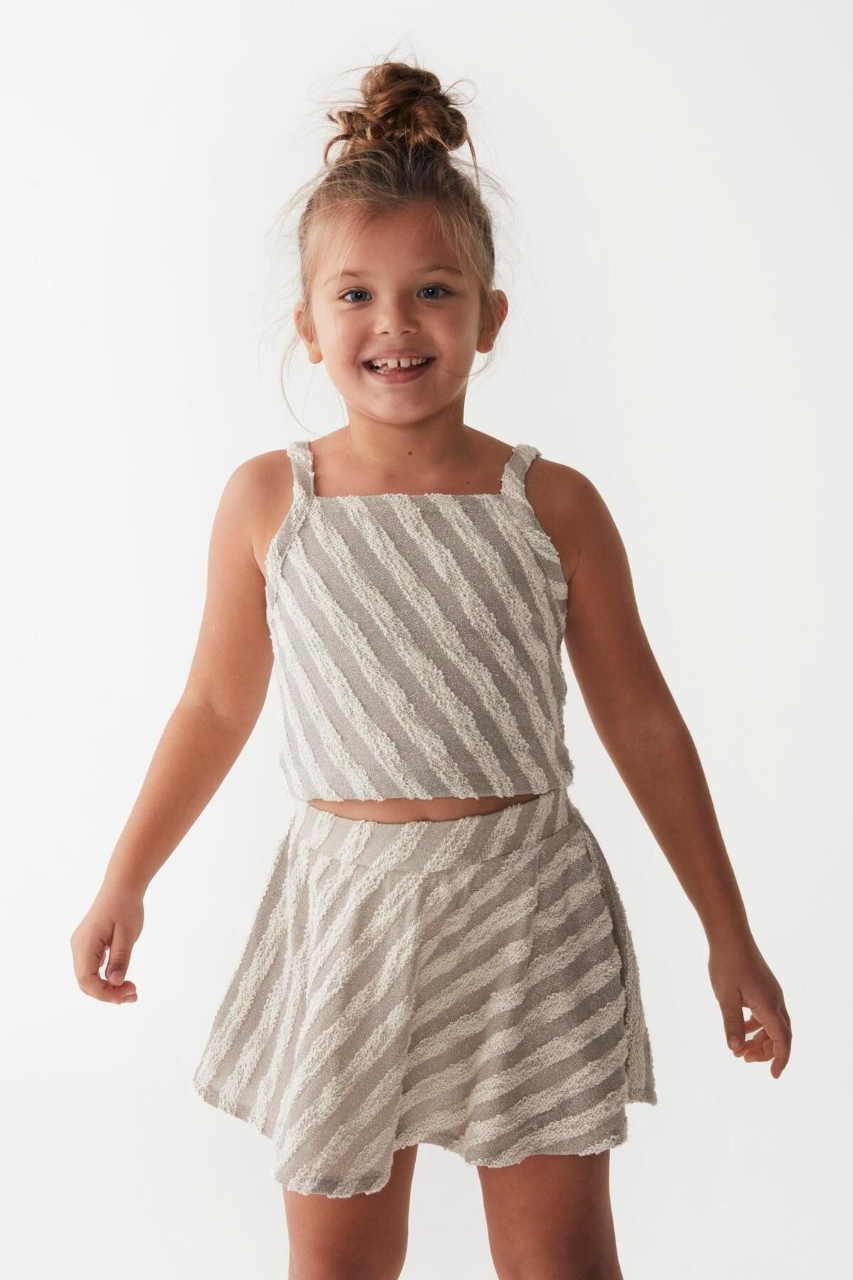Kız Çocuk Star Crop Bluz 36518