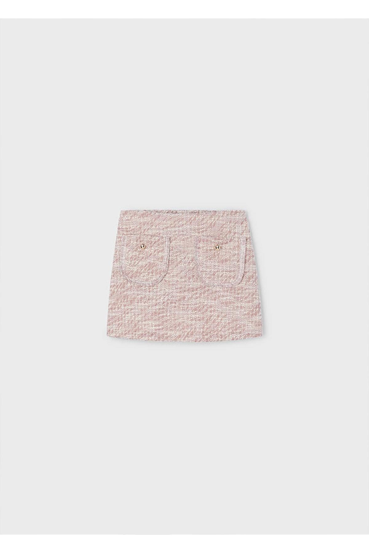 Kışlık Kız Çocuk Pantolon Etek - Pembe