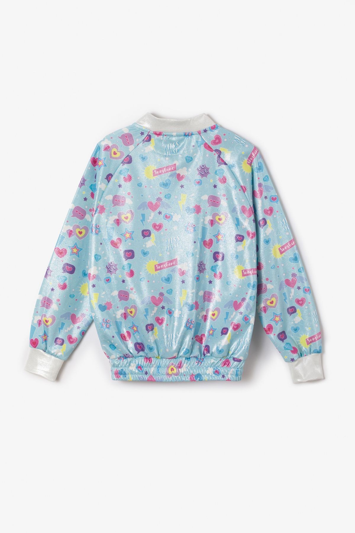 Love Miss Muse Blue Bomber Jacket