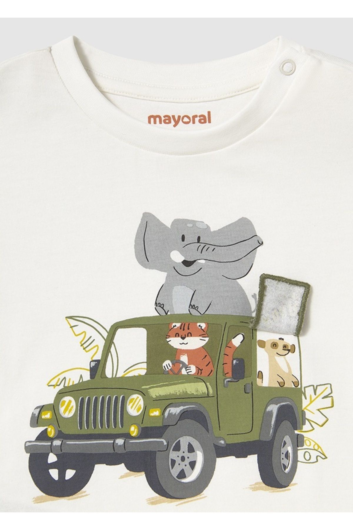 01-04 YAŞ ARASI MAYORAL ERKEK BEBEK T-SHIRT - EKRU