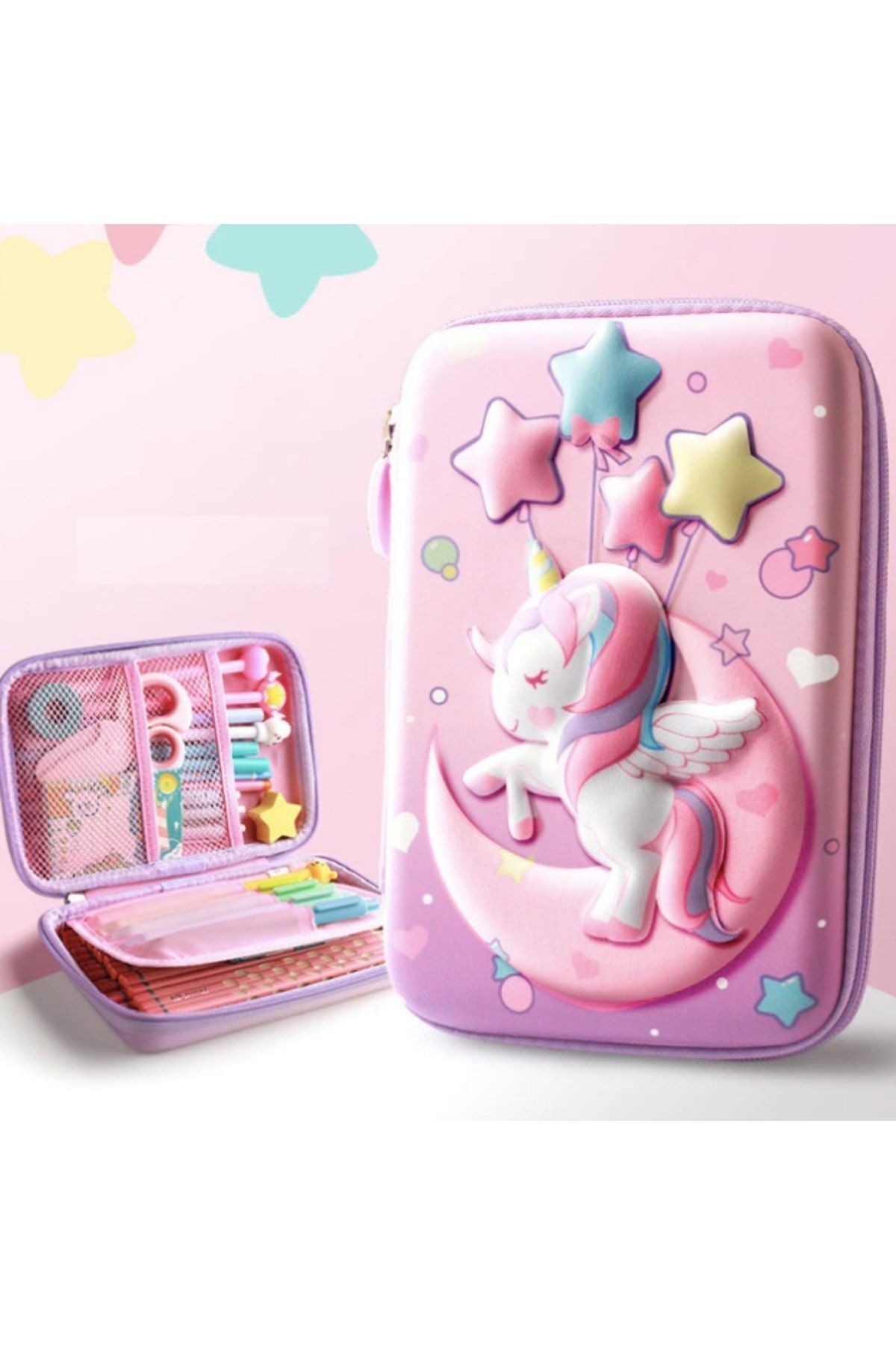 Unıcorn 3d Hard Case Buyuk Boy Sirin Kalem Kutusu