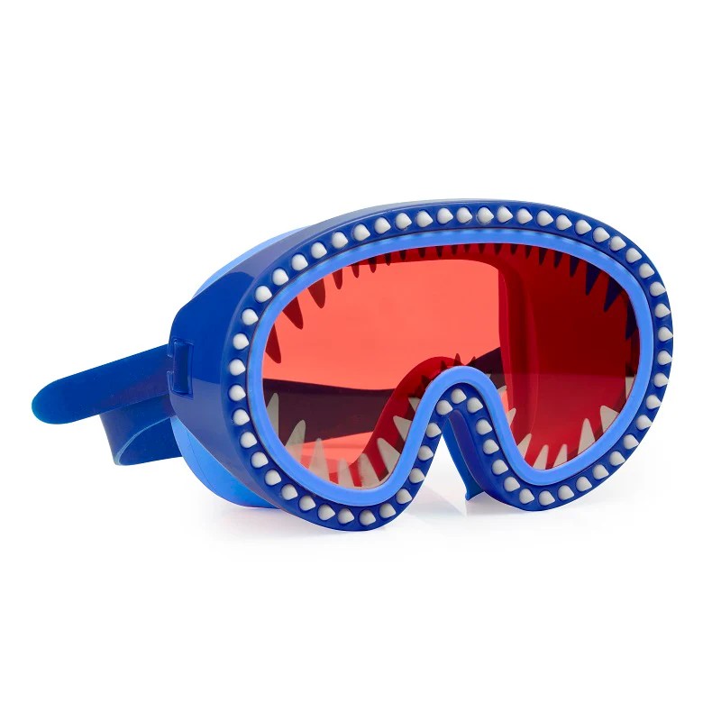 Bling2O Çocuk Havuz Deniz Gözlüğü // Shark Attack Mask - Nibbles Red Lens