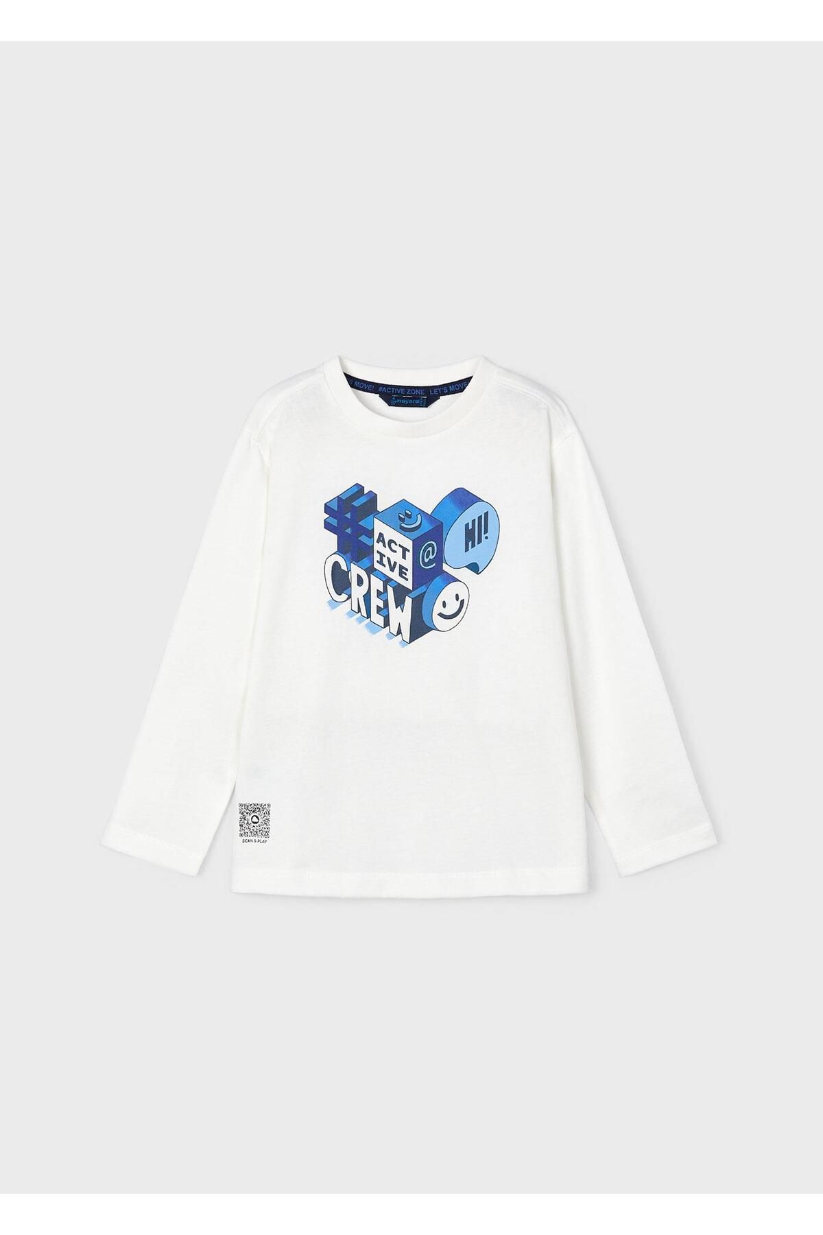 Erkek Çocuk Baskılı Sweatshirt