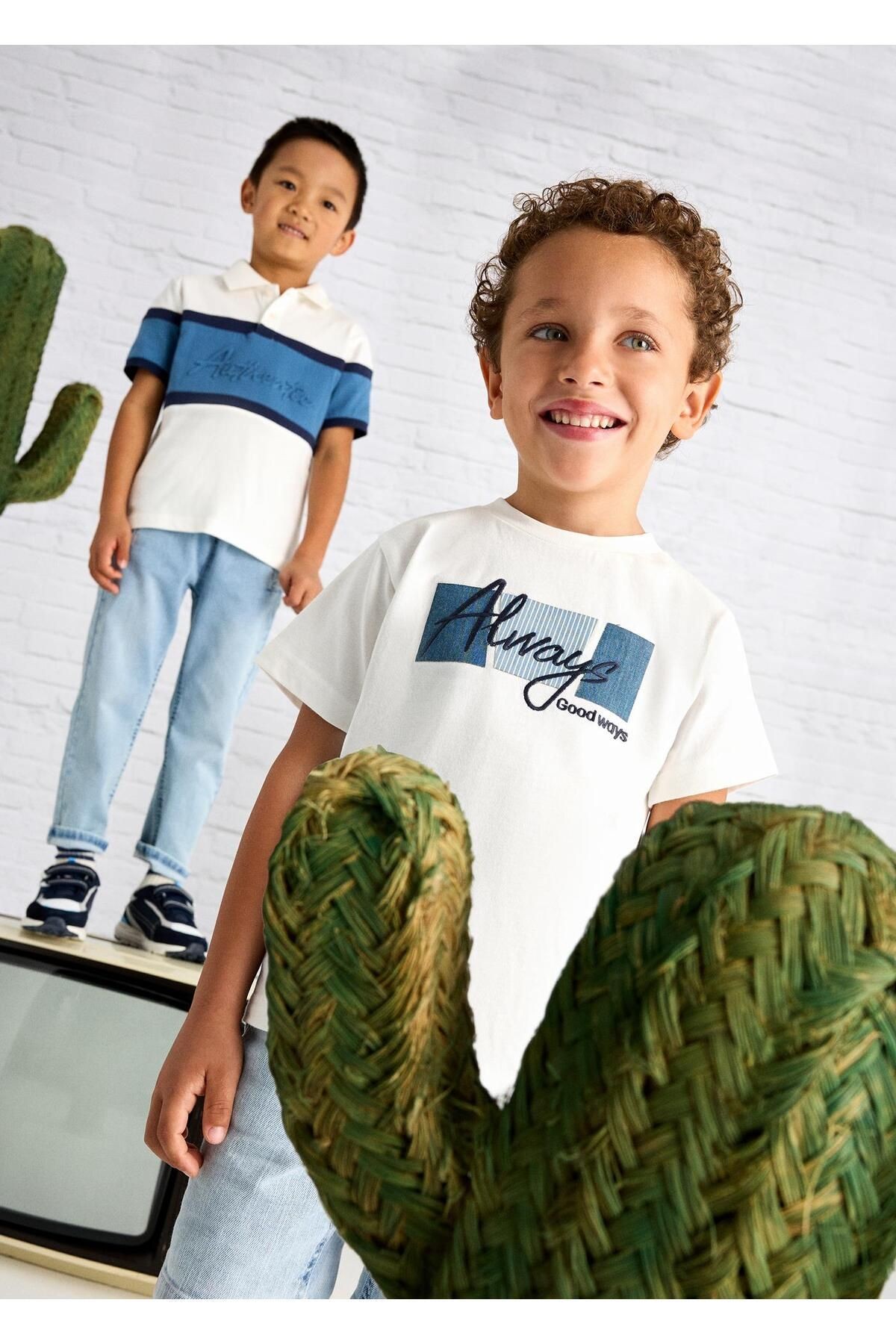 Erkek Çocuk Baskılı Tshirt