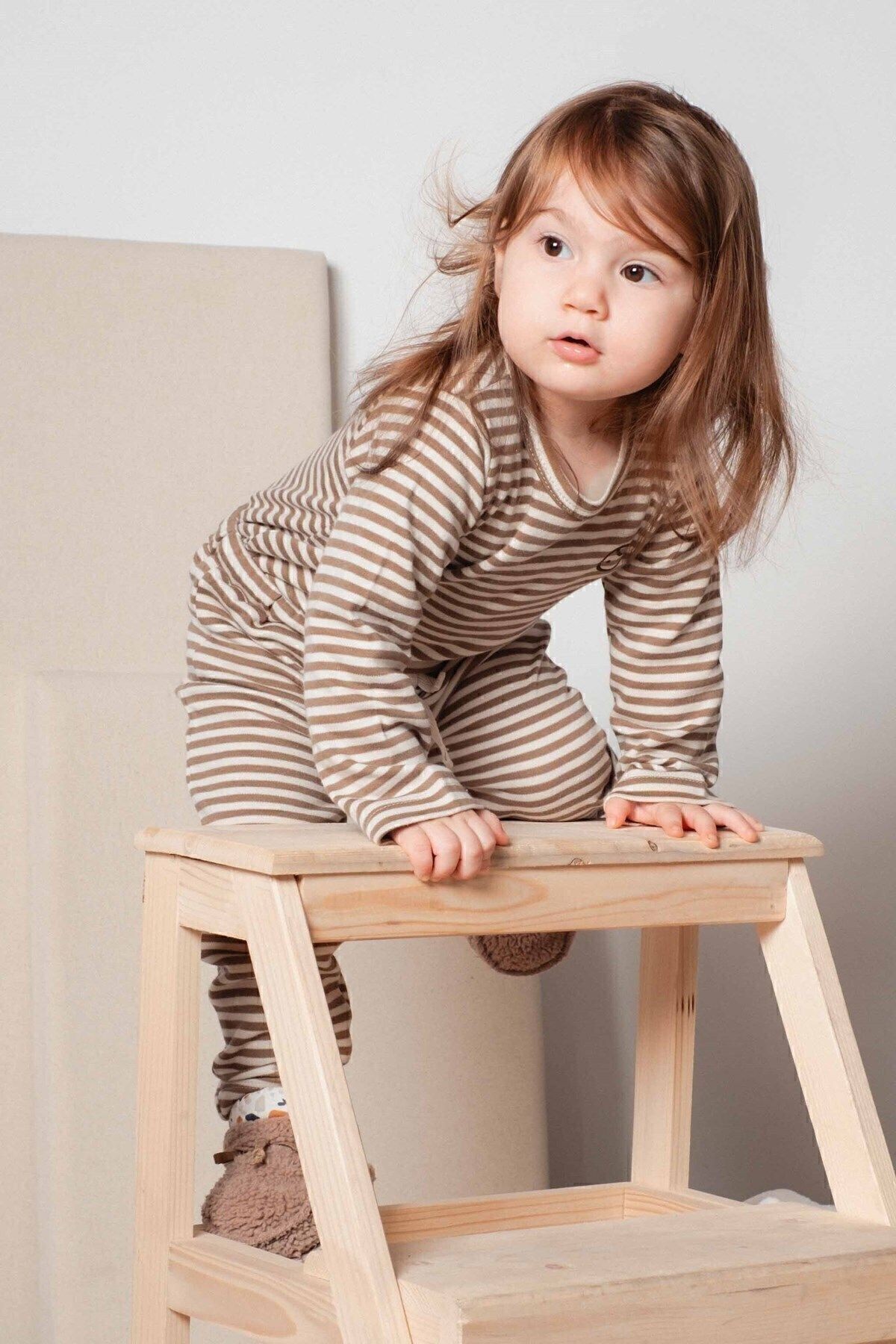 2'li Uzun Kollu Ayarlanabilir Çıtçıtlı Organik Pamuk Zıbın Playtime