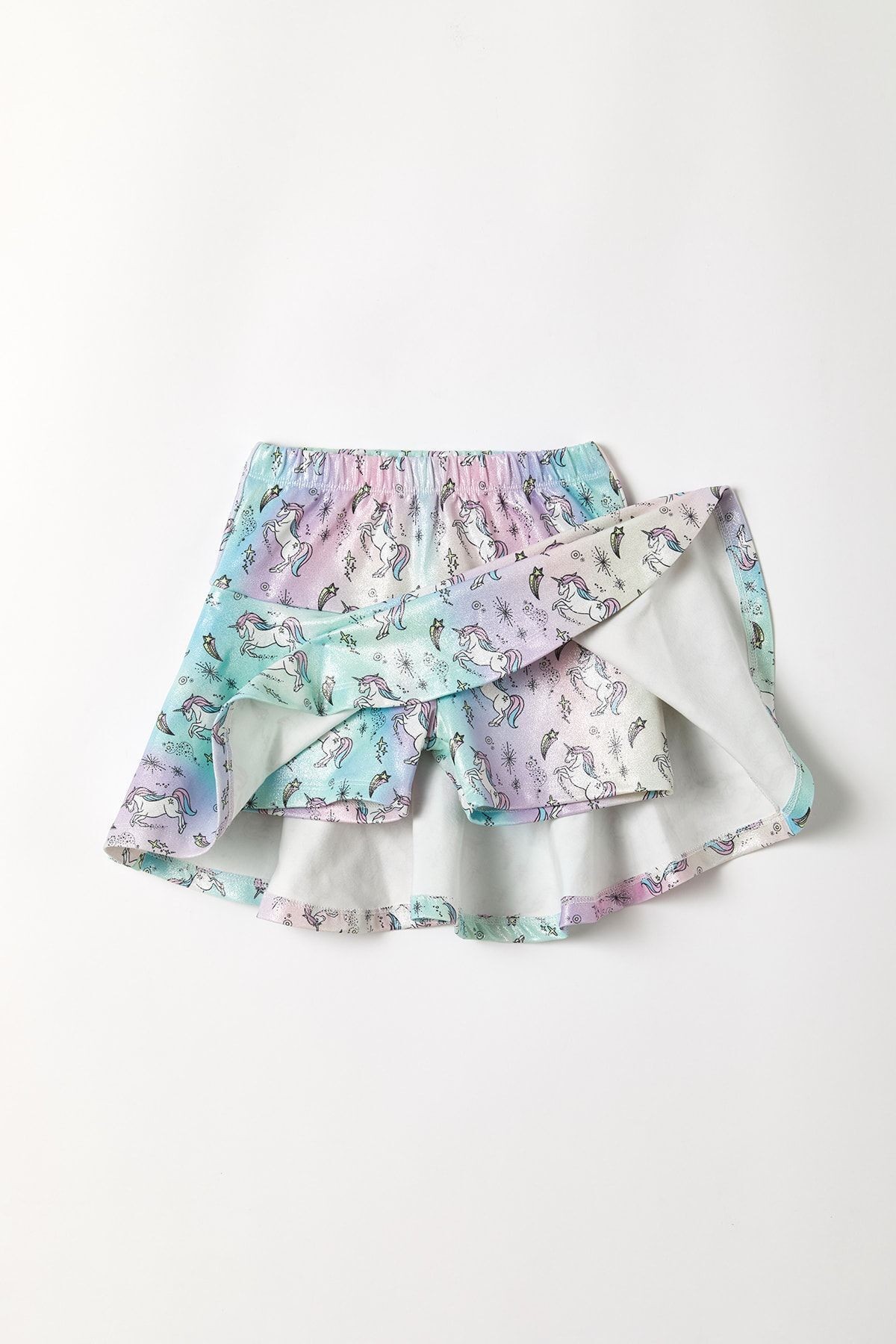 Unicorns And Stars Kısa Üst Etek Takım