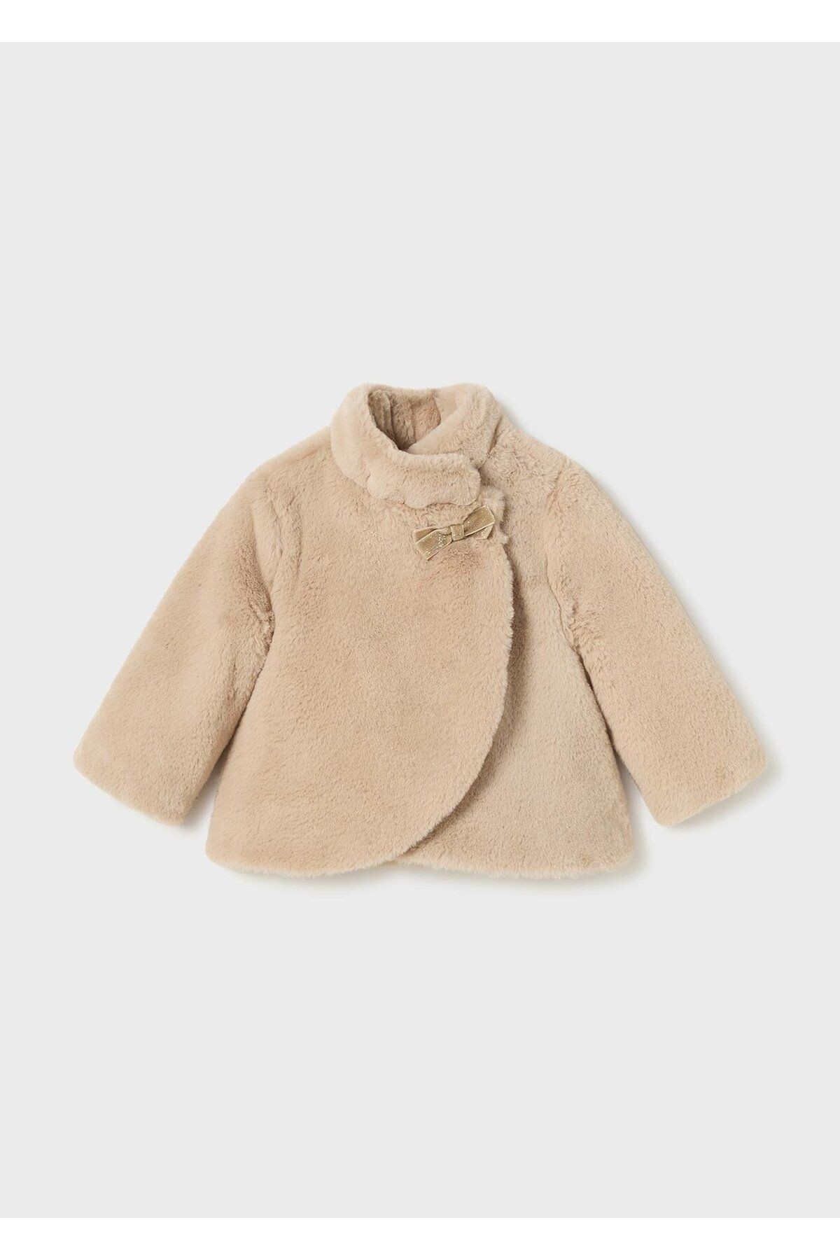 Kız Bebek Peluş Mont