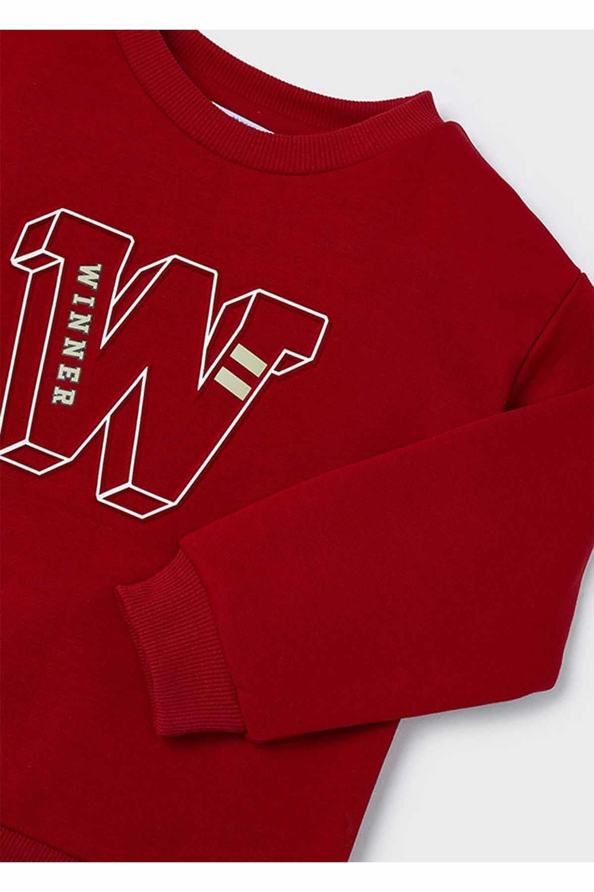 Kışlık Erkek Çocuk Sweat - Bordo
