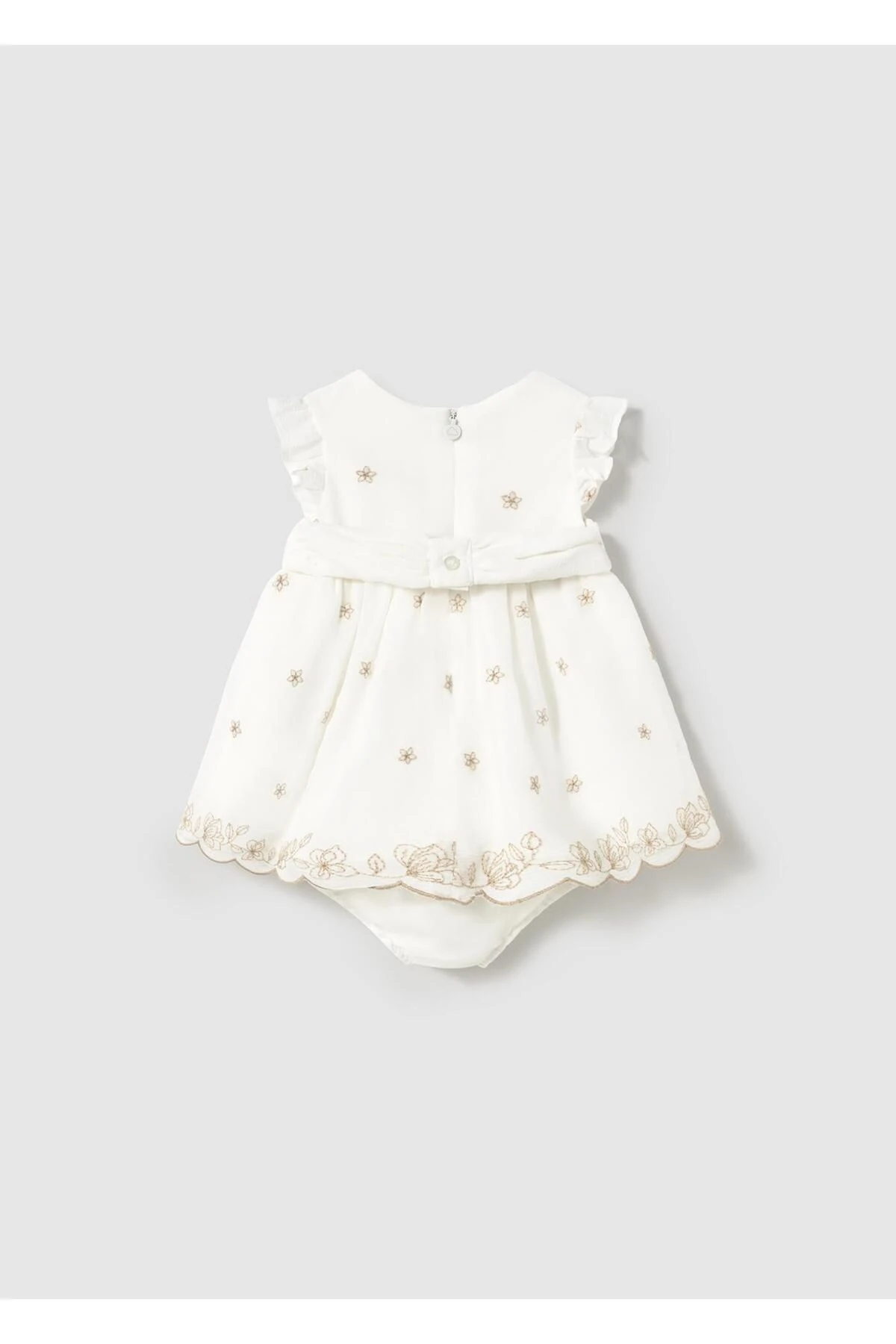 Kız Bebek Nakışlı Elbise