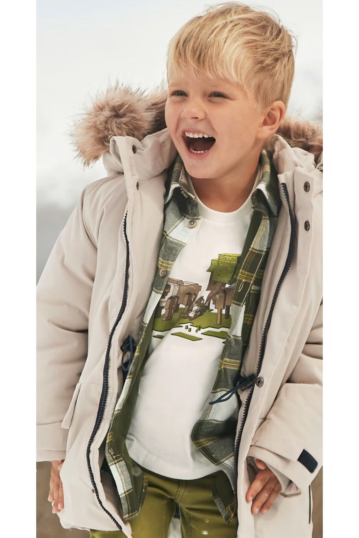 Erkek Çocuk Parka Mont