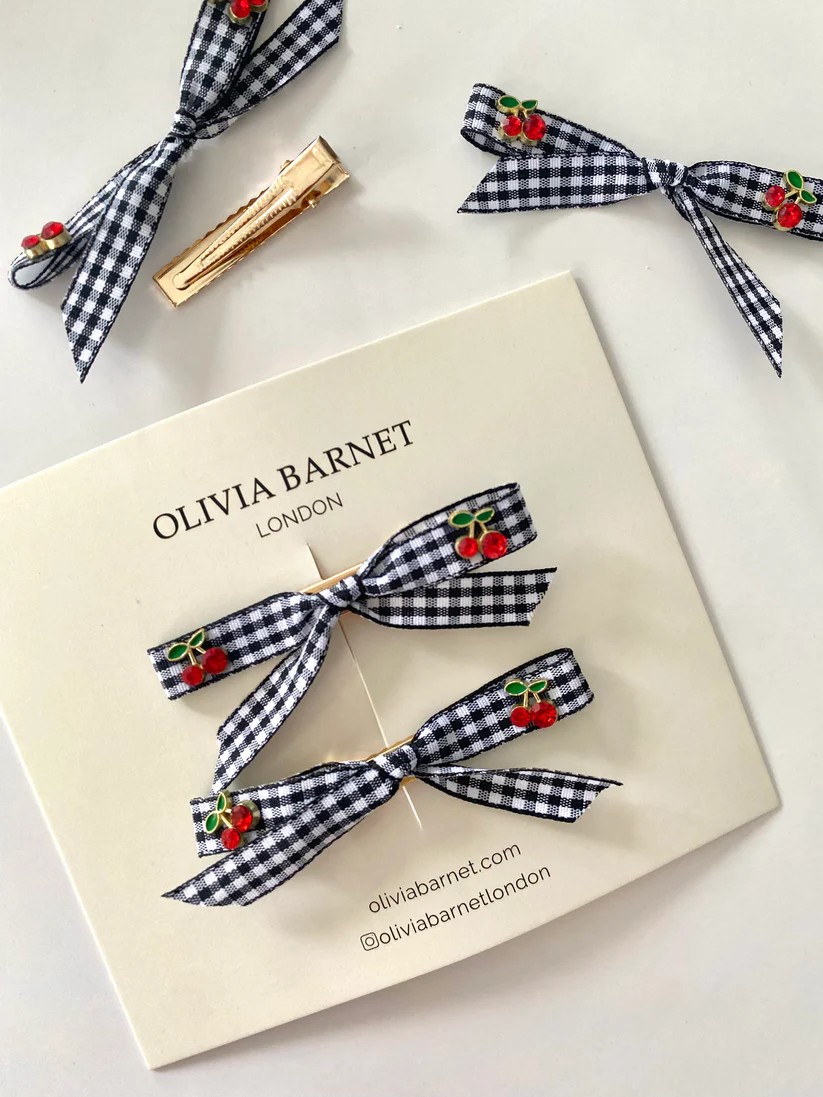 Cherry Cherry Hair Clips