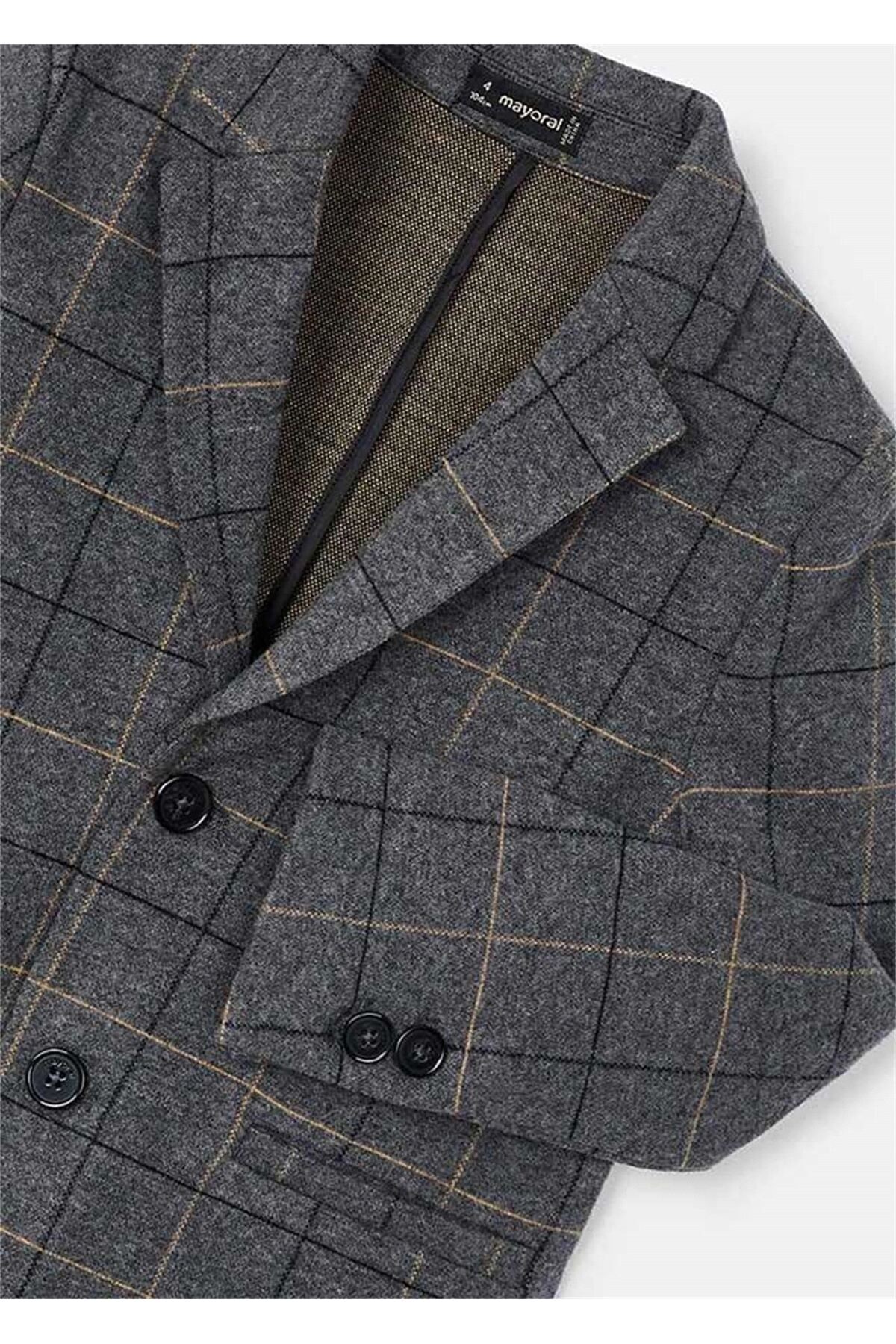 Erkek Çocuk Blazer Ceket Koyu Gri 4460