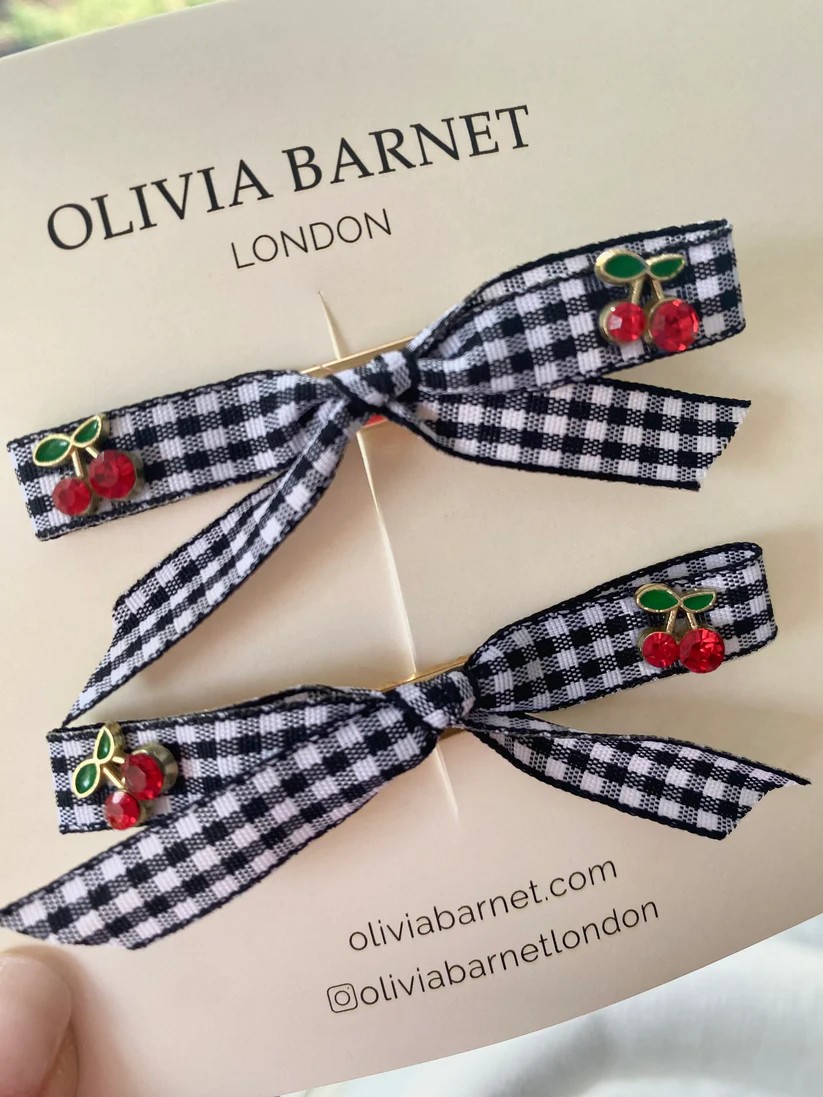 Cherry Cherry Hair Clips