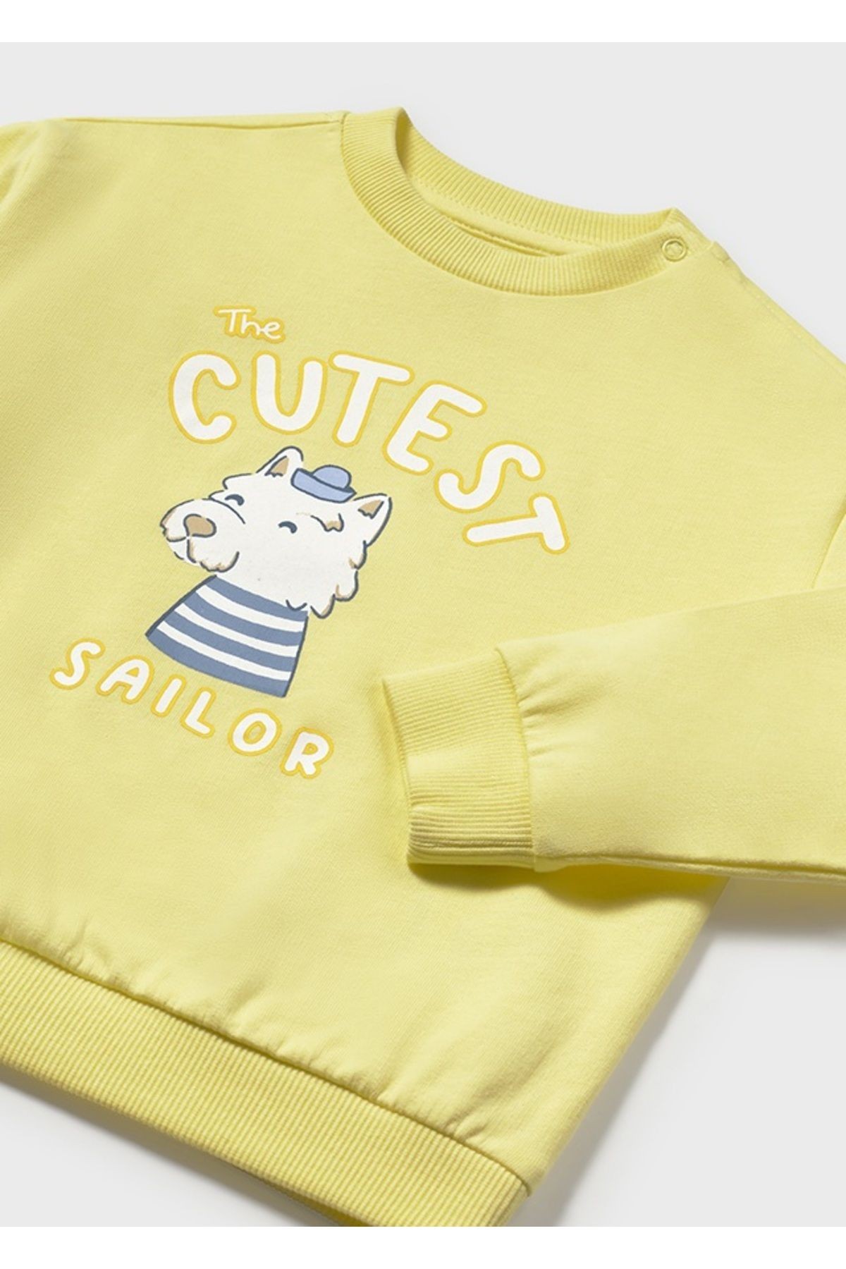 01-04 YAŞ ERKEK BEBEK MAYORAL SARI CUTEST UZUN KOL SWEAT - SARI