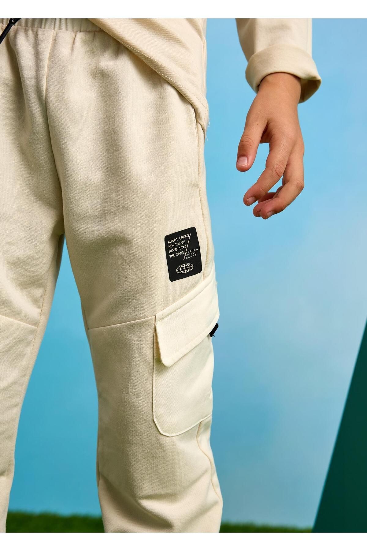 Erkek Çocuk Cepli Jogger Eşofman Altı