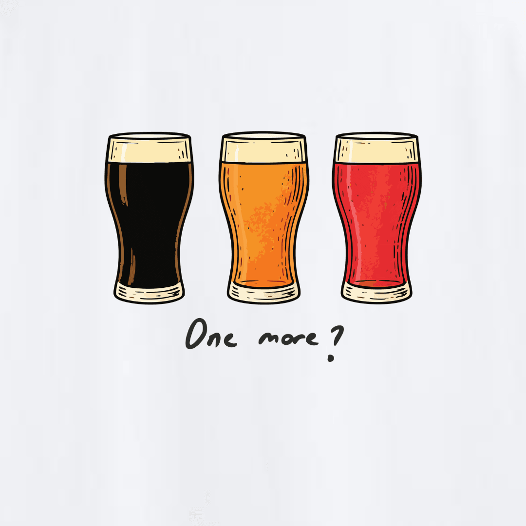 CHEERS MATE Beyaz T-shirt