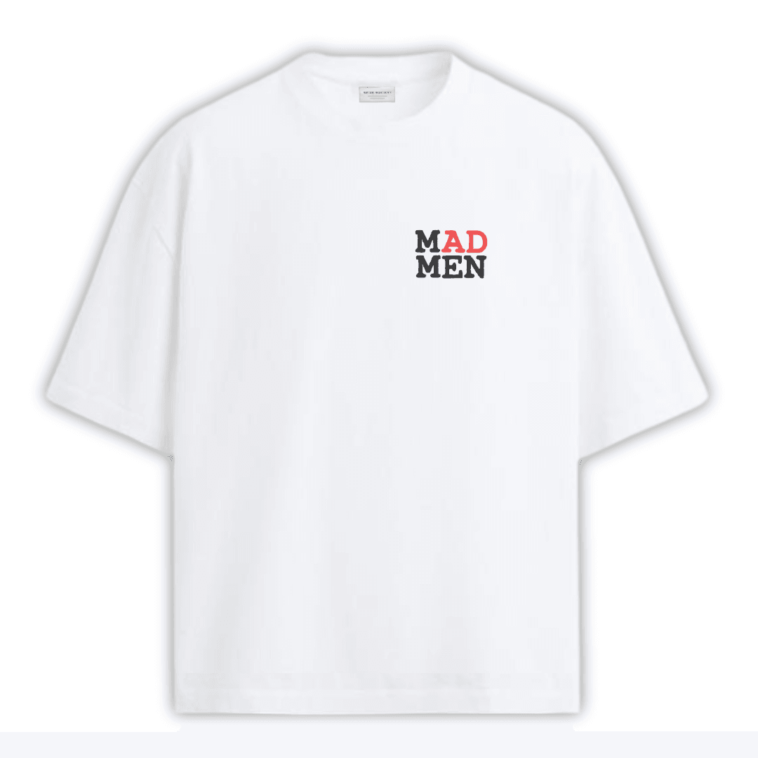 MAD MEN Beyaz T-shirt