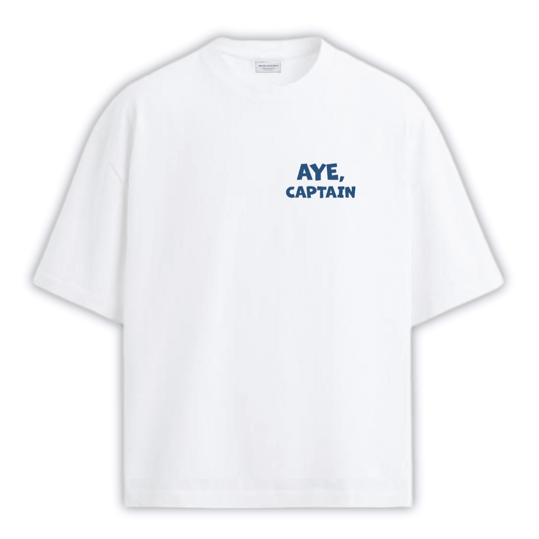 AYE CAPTAIN Beyaz T-shirt