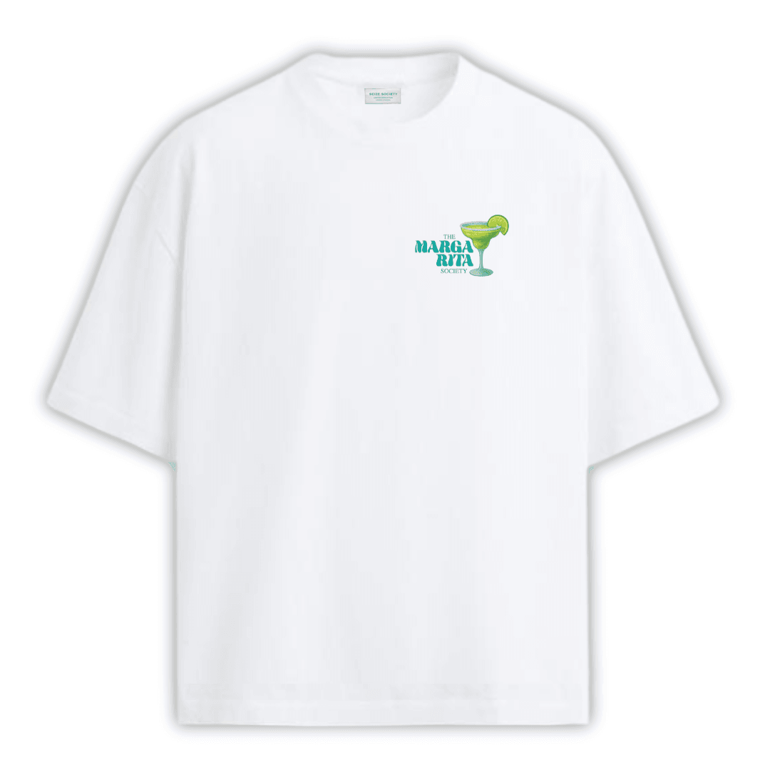 MARGARITA SOCIETY Beyaz T-shirt