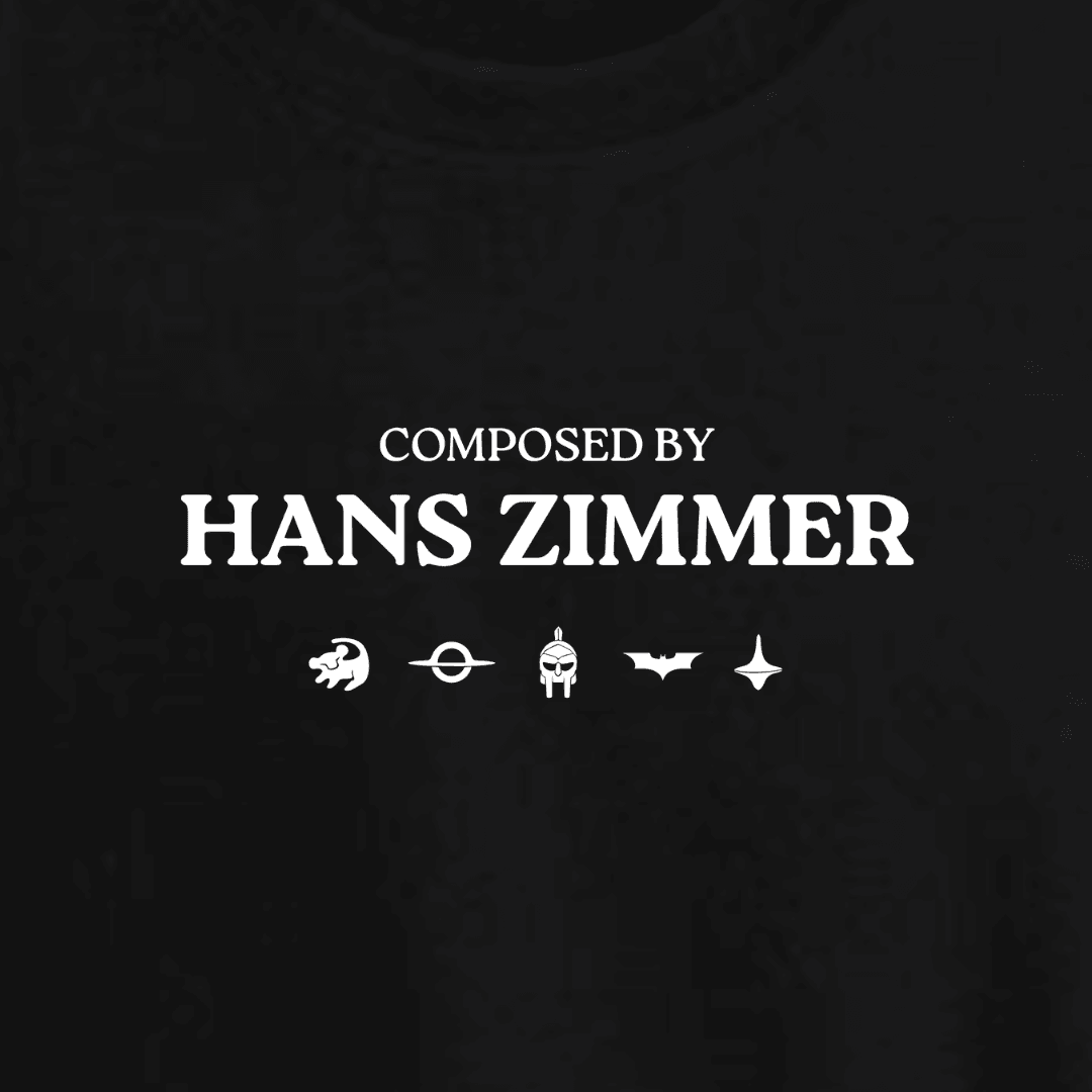 HANS ZIMMER Siyah T-shirt