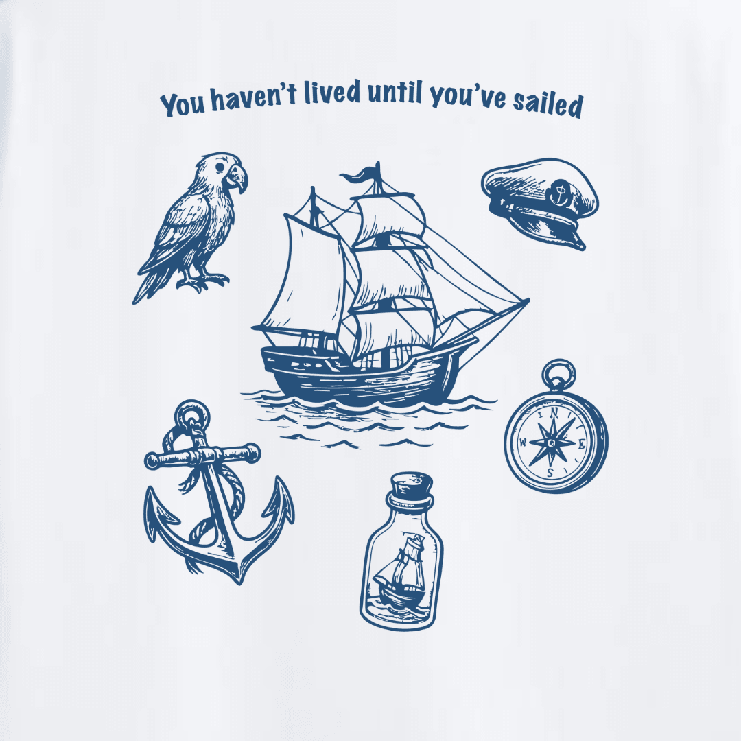 AYE CAPTAIN Beyaz T-shirt
