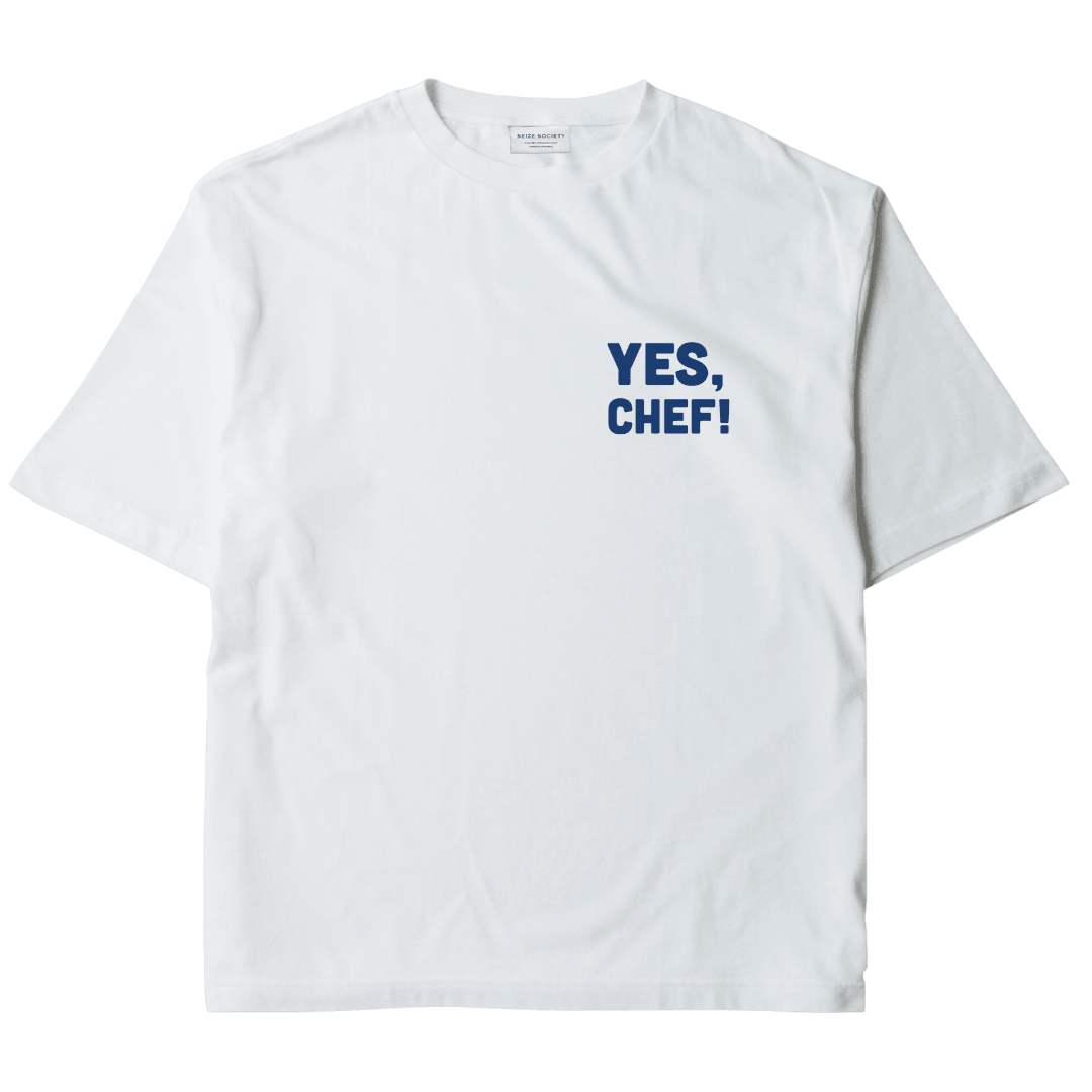 YES CHEF Beyaz T-shirt