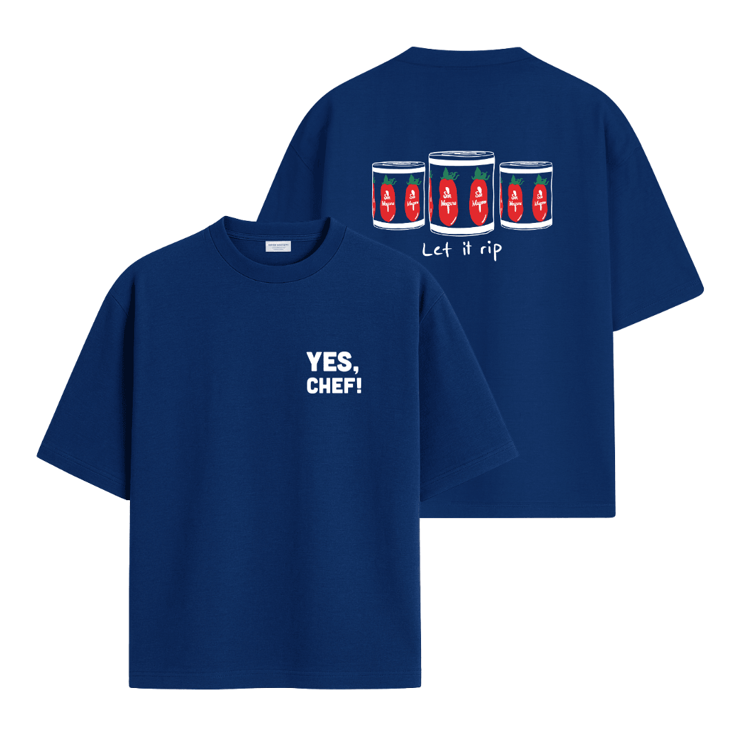 YES CHEF Indigo T-shirt