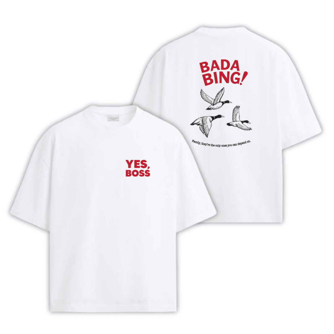 YES BOSS Beyaz T-shirt