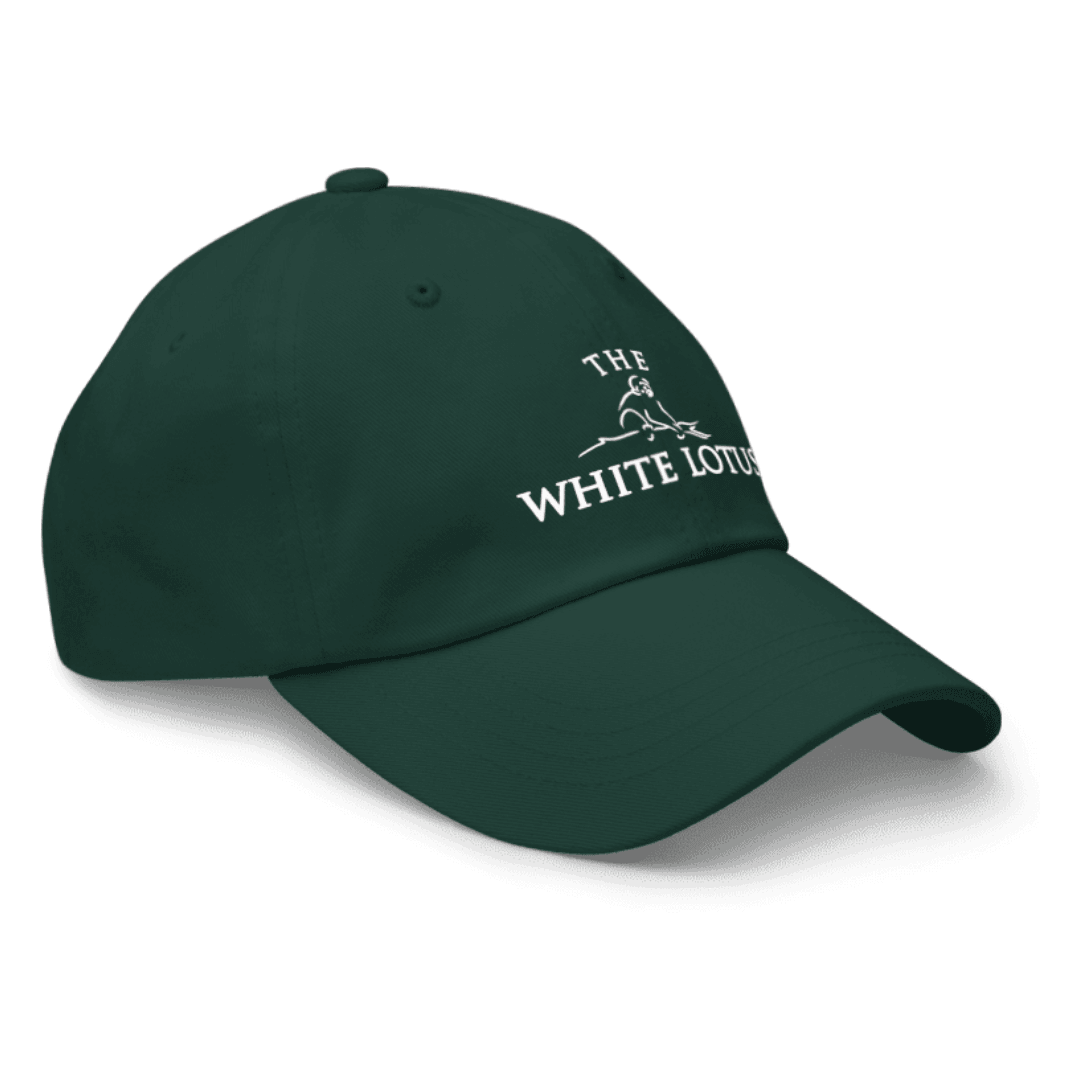 WHITE LOTUS Yeşil Cap Şapka