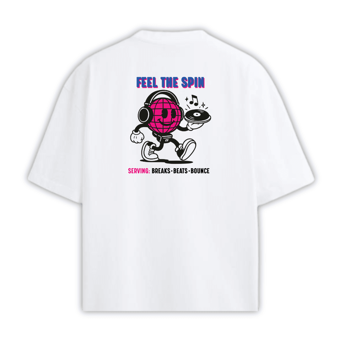 HEY DJ Beyaz T-shirt