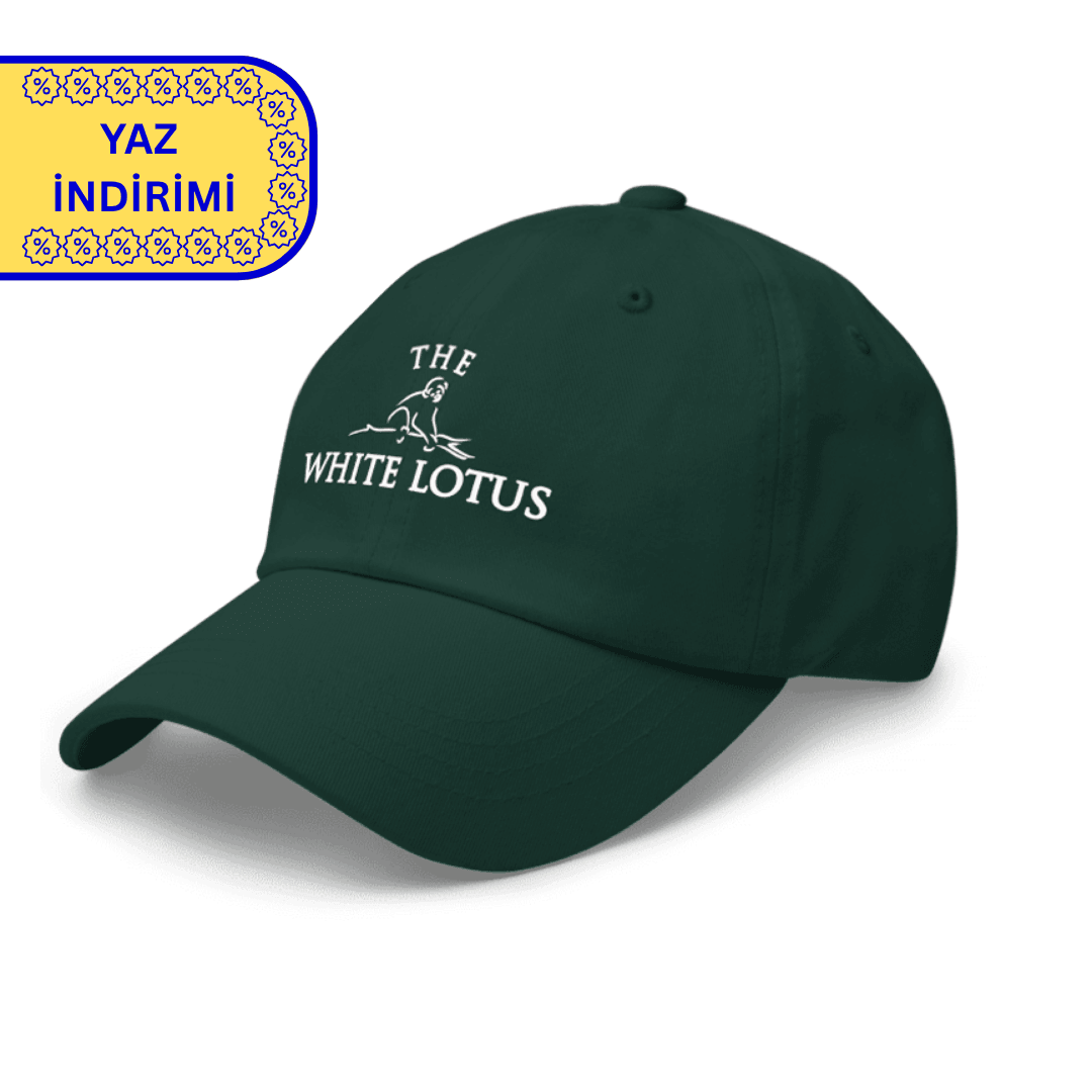 WHITE LOTUS Yeşil Cap Şapka