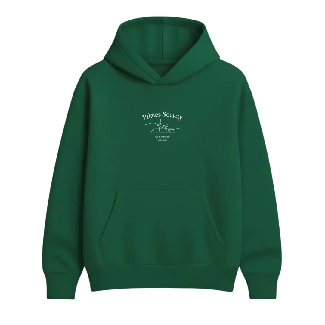 Pilates Society Yeşil Hoodie - Seize Society