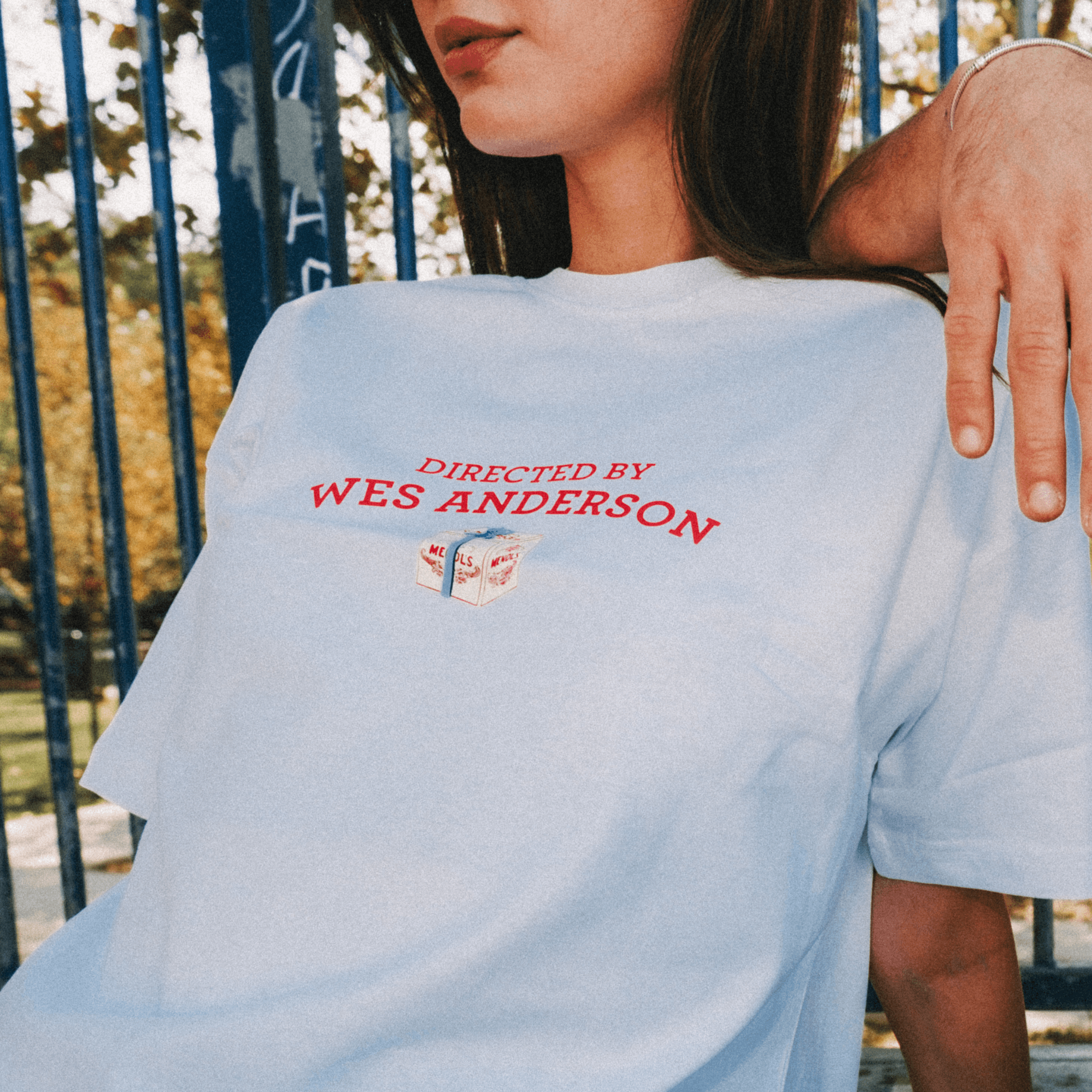 WES ANDERSON Beyaz T-shirt