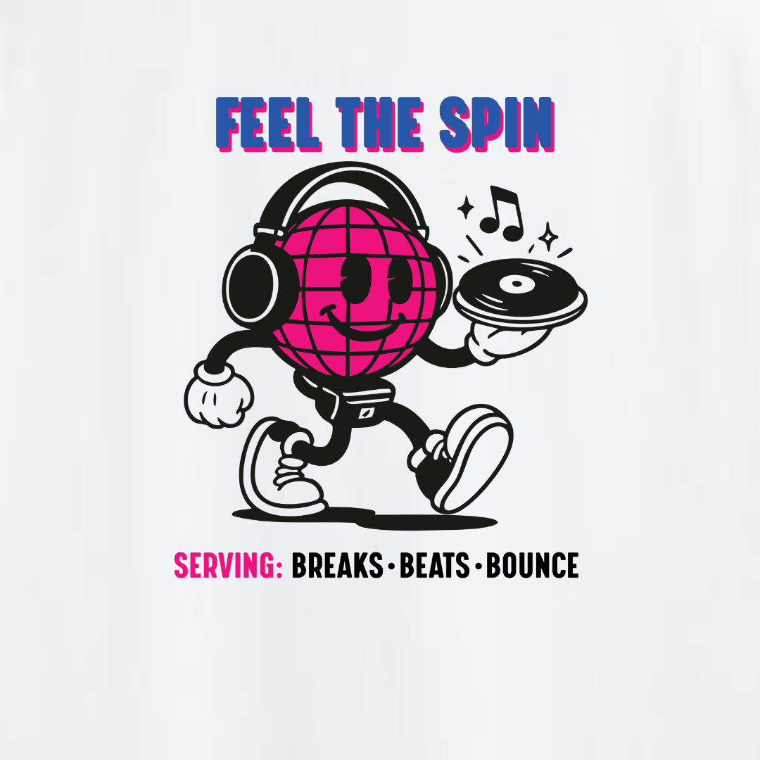 HEY DJ Beyaz T-shirt