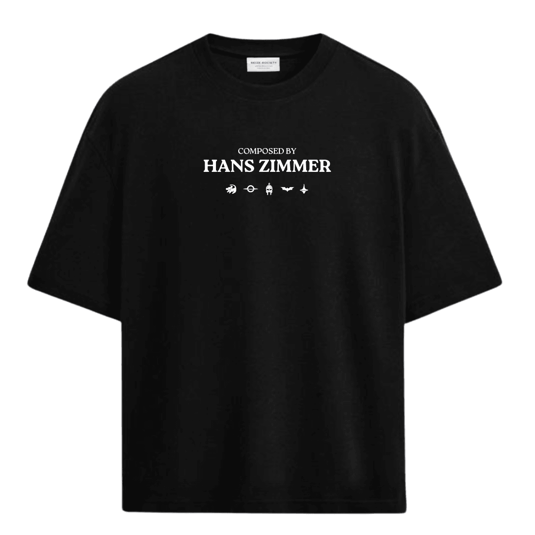 HANS ZIMMER Siyah T-shirt