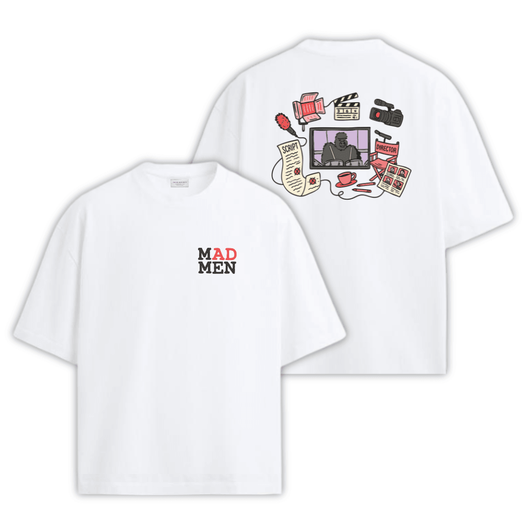 MAD MEN Beyaz T-shirt