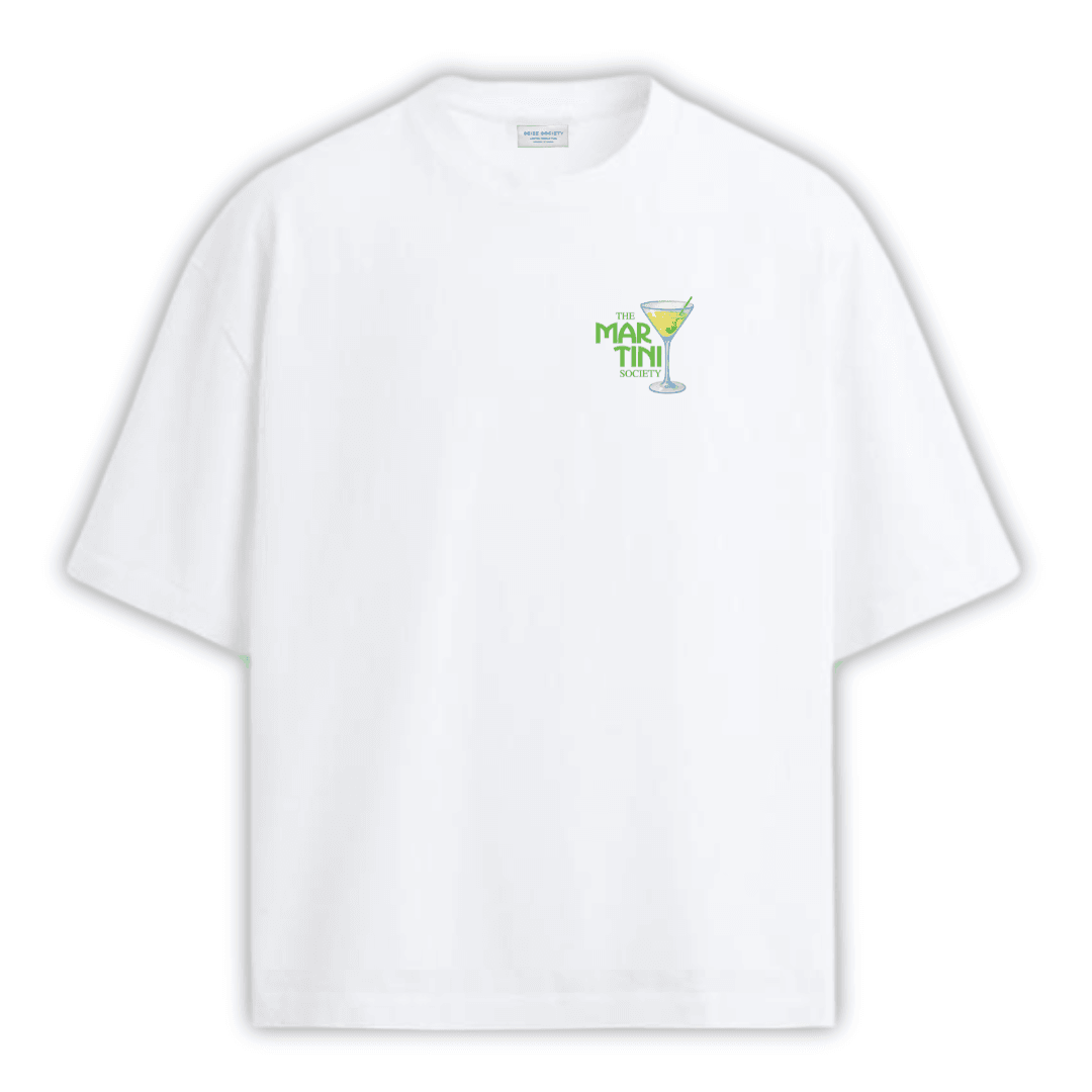 MARTINI SOCIETY Beyaz T-shirt