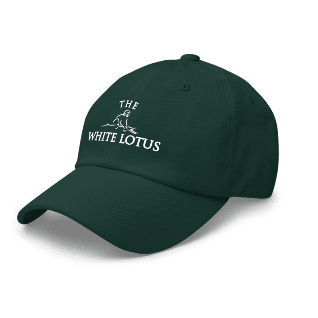 WHITE LOTUS Yeşil Cap Şapka