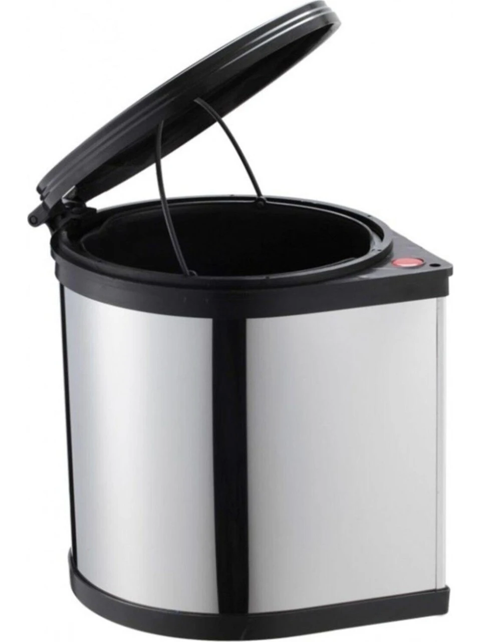 Evizmo 11 L Paslanmaz Çelik Dolap İçi Kapağa Monte Çöp Kovası