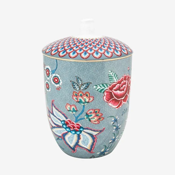 Mavi Porselen Küp 1500 Ml Flower Festival Collection by Pip Studio