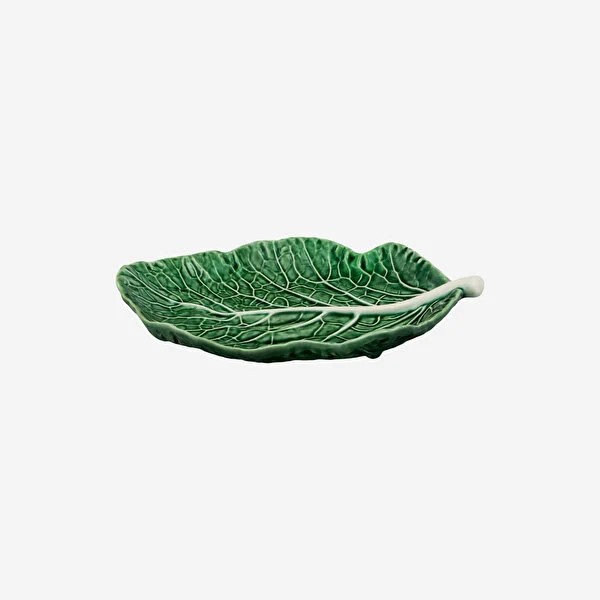 Yeşil Seramik Servis Tabağı 25 Cm Cabbage Collection by