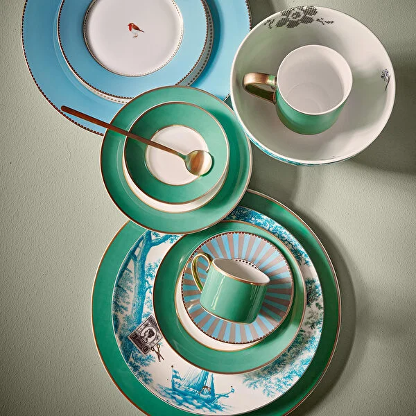 Yeşil Porselen Kupa 250 Ml Chique Collection by Pip Studio