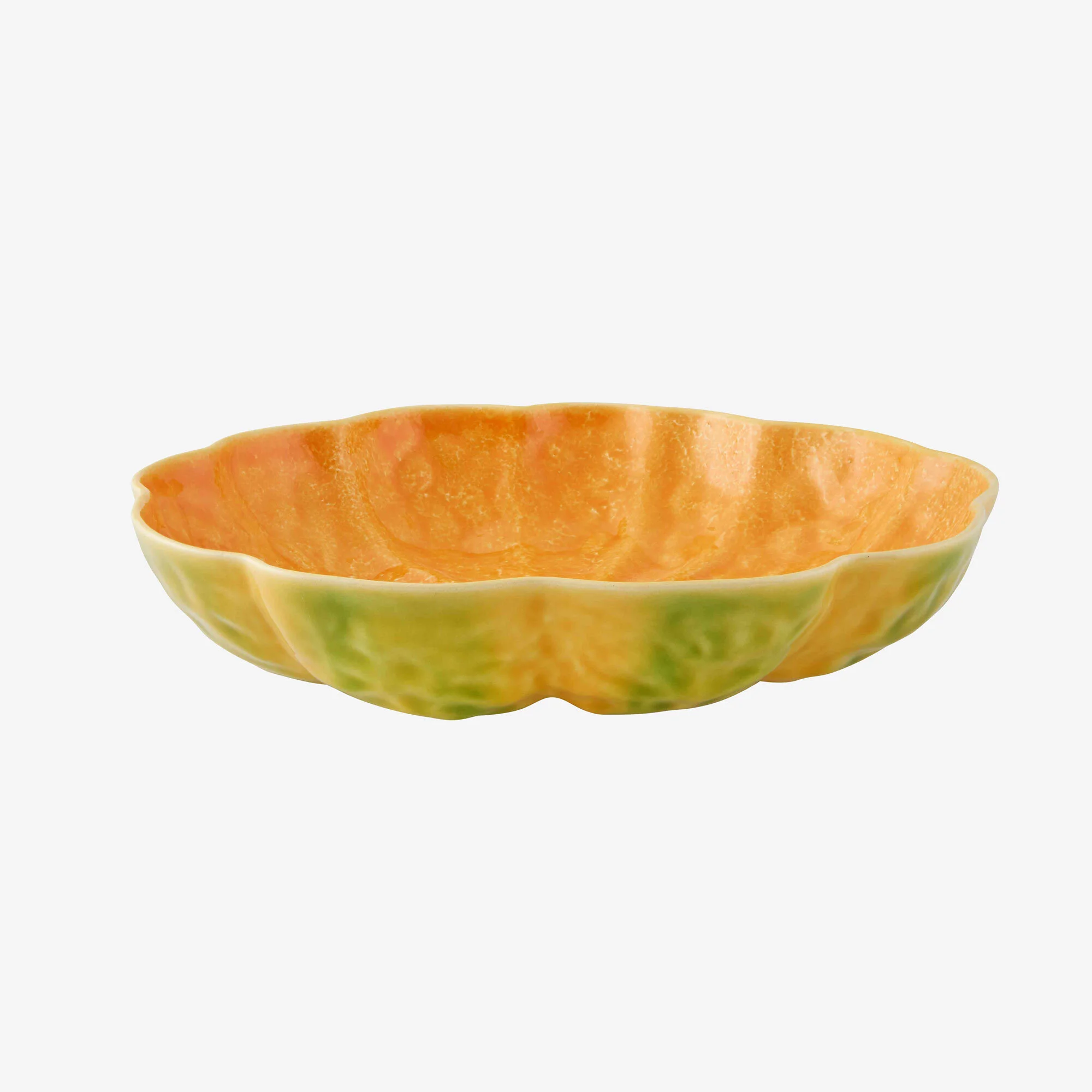 Turuncu Seramik Servis Kasesi 26 Cm Pumpkin Collection by Bordallo Pinheiro