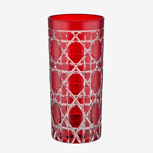 Kırmızı Cam Su Bardağı 485 Ml Gloria Collection by Chiara Alessi