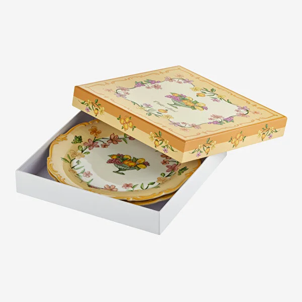 Turuncu Seramik Yemek Tabağı 26,5 Cm Il Sogno Collection by Chiara Alessi