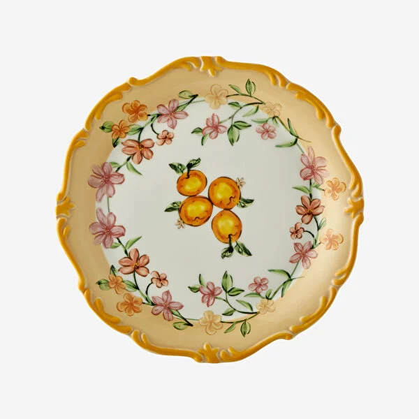 Turuncu Seramik Kahvaltı Tabağı 21,5 Cm Il Sogno Collection by Chiara Alessi