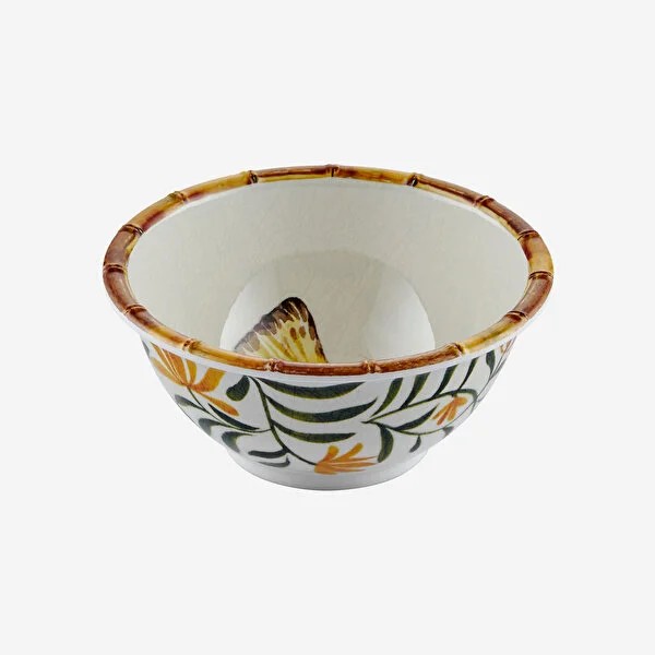 Beyaz Melamin Kase 15 Cm Bambu Collection by Chiara Alessi