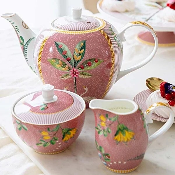 Pembe Porselen Şekerlik 300 Ml La Majorelle Collection by Pip Studio