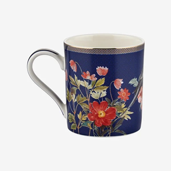 Lacivert Porselen Kahve Fincan Seti 90 Ml Butterfly Walley Collection by Chiara Alessi